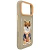 Etui Nimmy Glasses Cool Dog do iPhone 17 Pro Max beżowy